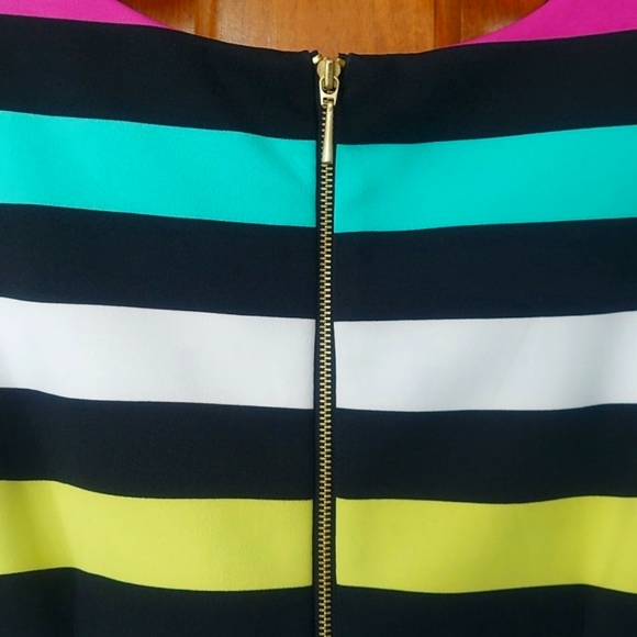 Worthington Multi Striped Stretch Dress, Size Small, Like New - Picture 4 of 8